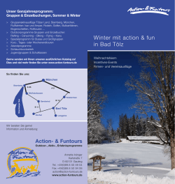 Winter mit action & fun in Bad Tölz