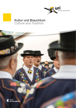 Kultur und Brauchtum Culture and Tradition