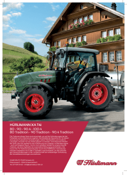 HÜRLIMANN XA T4i 80 - 90 - 90.4 - 100.4 80 Tradition