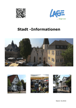 Bürgerinformationsbroschüre