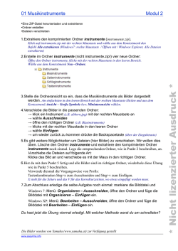 Musikinstrumente