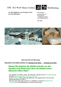Informationen - DJK-Sportverein Rot-Wei&szlig; Mainz