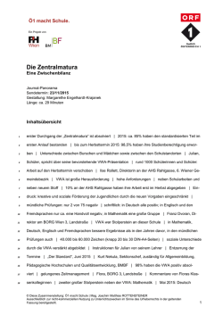 Die Zentralmatura