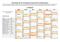 Freitagsdienstplan 2016