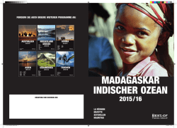 Indischer Ozean Reisekatalog