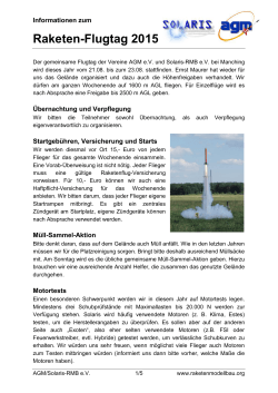 Raketen-Flugtag 2015 - Raketenmodellbau.org