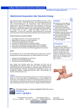 Informationen und Angebot