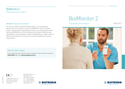 BioMonitor 2 Patienteninformation PDF-File