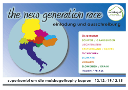 the new generation race