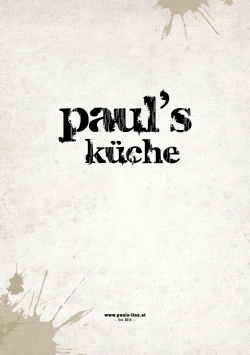 hier geht`s zu Pauls Küche