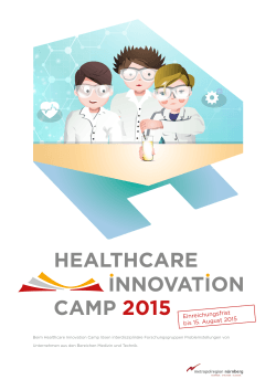 Camp 2015 HealtHCare InnovatIon