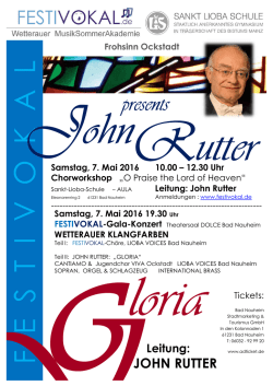 John Rutter - FESTIVOKAL