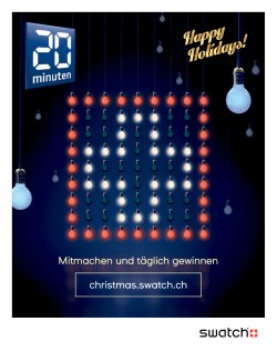 christmas.swatch.ch Mitmachen und täglich gewinnen