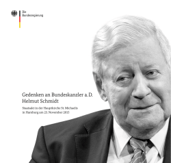 Helmut Schmidt - Bundesregierung