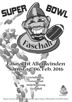 Fasnacht Allenwinden Samstag, 06. Feb. 2016