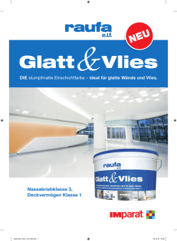 Glatt Vlies