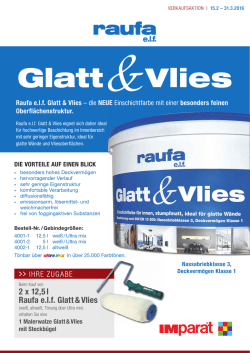 Glatt Vlies