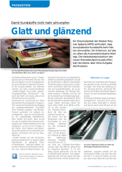 Glatt und gl&auml;nzend - Plastverarbeiter.de