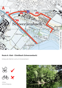 Route A: Glatt - Chimlibach (Schwerzenbach) - Greifensee