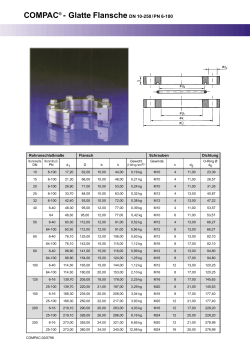 COMPAC® - Glatte Flansche DN 10-250 / PN 6-100