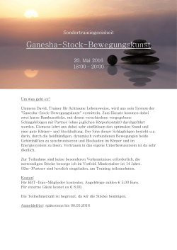 Ganesha-Stock-Bewegungskunst