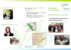 Information zur Ausbildung