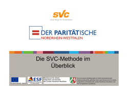 Die SVC-Methode im &Uuml;berblick_Johannes Massolle
