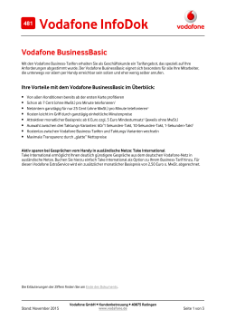 InfoDok 481: Vodafone BusinessBasic