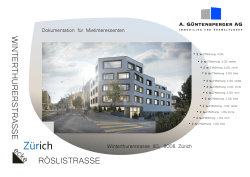 WINTERTHURERSTRASSE R&Ouml;SLISTRASSE Z&uuml;rich