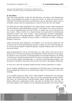 Dr. Kira Marrs, Institut f&uuml;r Sozialwissenschaftliche Forschung