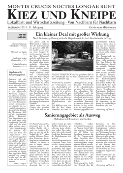 Ein kleiner Deal mit gro&szlig;er Wirkung Sanierungsgebiet als Ausweg