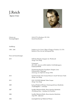 Julian Reichs Vita