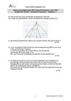 Geometrie 1 - Mathe