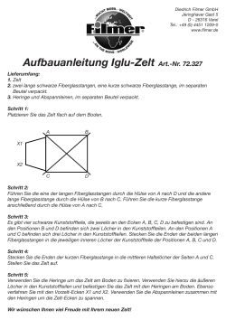 Aufbauanleitung Iglu-Zelt Art.-Nr. 72.327
