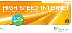 high-speed-internet - RhönEnergie Fulda GmbH