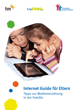 Internet Guide f&uuml;r Eltern