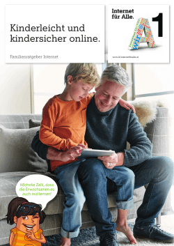 Familienratgeber Internet – Kinderleicht und kindersicher online