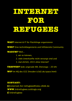 internet for refugees