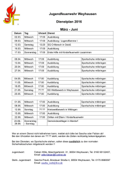 Jugendfeuerwehr - Ortsfeuerwehr Weyhausen