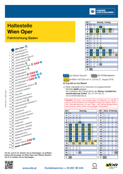 Haltestelle Wien Oper