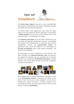 Oper uff Schwäbisch