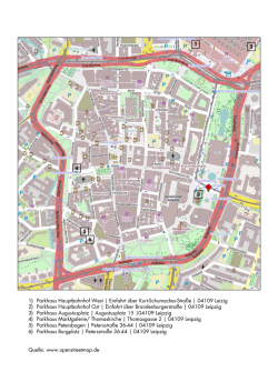 1) Parkhaus Hauptbahnhof West | Einfahrt über Kurt