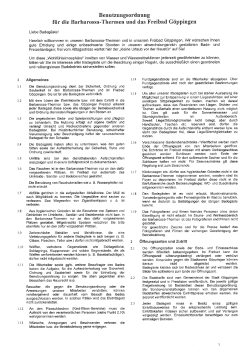 Benutzungsordnung - PDF - Barbarossa