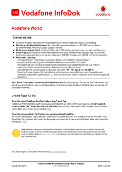 InfoDok 443: Vodafone World