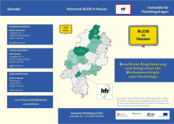 Netzwerk BLEIB in Hessen Fachstelle für Flüchtlingsfragen Kontakt: