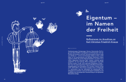 Eigentum &ndash; im Namen der Freiheit - Weltethos