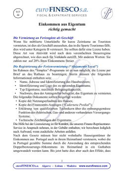 Einkommen aus Eigentum richtig gemacht