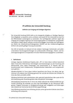 IP-Leitlinien der Universit&auml;t Hamburg