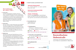 Baumaßnahme Stobenstraße - Flyer