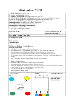 Jagd der Lichtergiganten - Ecclesia-Kids